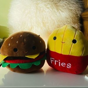 8” Floyd the Fries and Carl the Burger Squishmallows Bundle